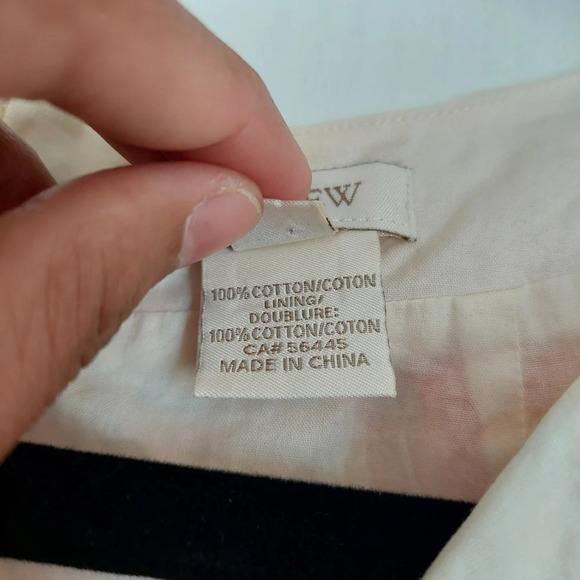 J.Crew Cherry Print Cotton Dress Size 4 - Picture 5 of 7